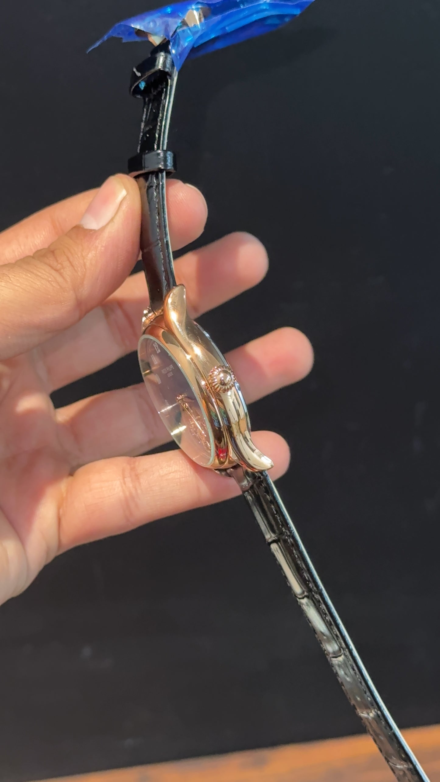 Pp Auto | Pendulum | Rose | Black Strap | Tiffany Dial