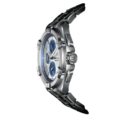 Maurice Lacroix Men’s Quartz Swiss Made Silver Dial 44mm Watch AI1018-SS002-131-1