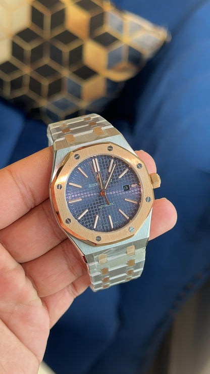 Ap Auto | Rose  Two Tone | Blue Box Dial