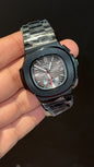 PP Auto | Single Time Edition | Black Chain | Shaddy Grey Dial