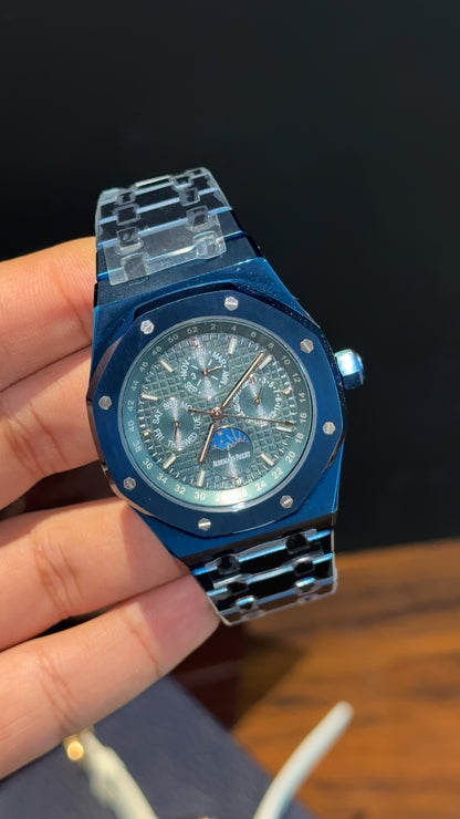 AP Auto | Blue Chain | Chrono Calendar | Blue Dial
