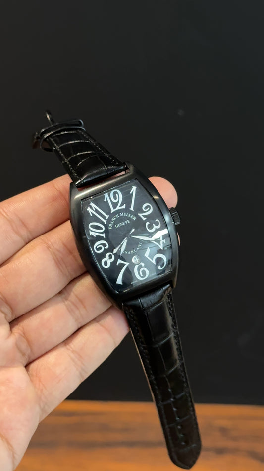 Franck muller | Black Strap | All Black