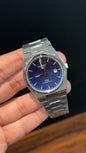 Tissot Prx | Auto | Silver Chain | Shaddy Dark Blue Dial
