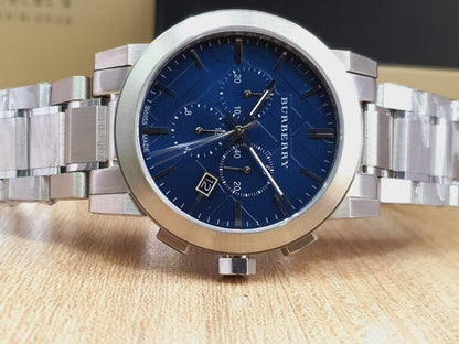 Burberry Men’s | Stainless Steel Blue Dial 42mm Watch BU9363