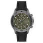 Hugo Boss Men’s Quartz Black Silicone Strap Green Dial 45mm 1513967 - twentyfour