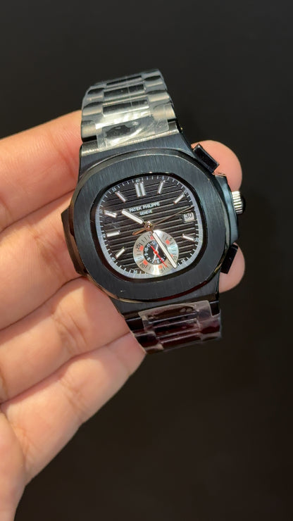 PP Auto | Single Time Edition | Black Chain | Black Dial