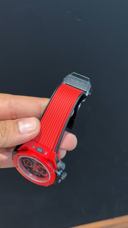 Premium Hublot | Big Bang Unico Edition | Red Strap | Red Dial - twentyfour