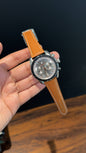 Speedmaster | Camel Strap | Chrono | Silver Grey Dial