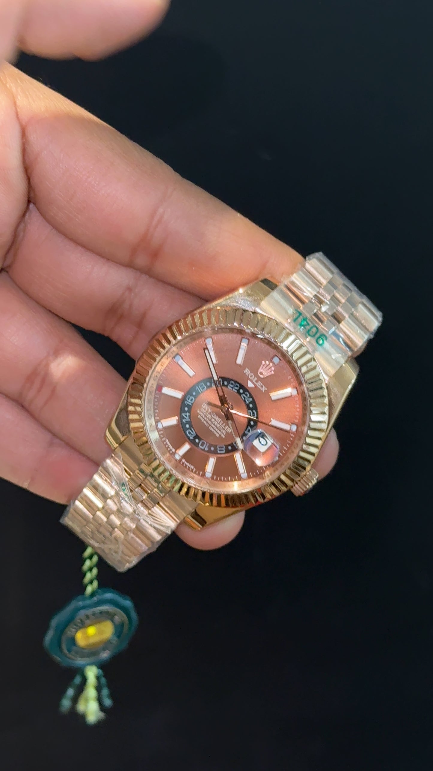 Sky Dweller | Rose Jubilee Chain | Brownish Dial - twentyfour