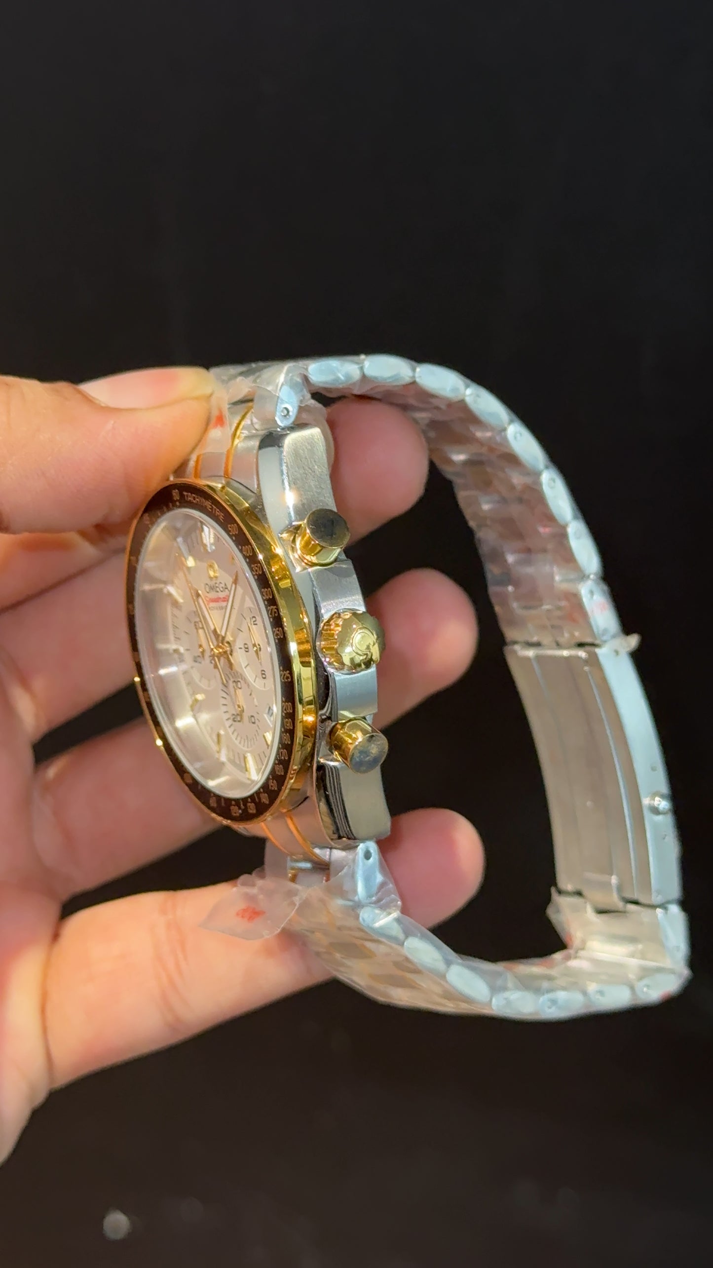 Omega Speedmaster | Gold Two Tone | Chrono | White Dial