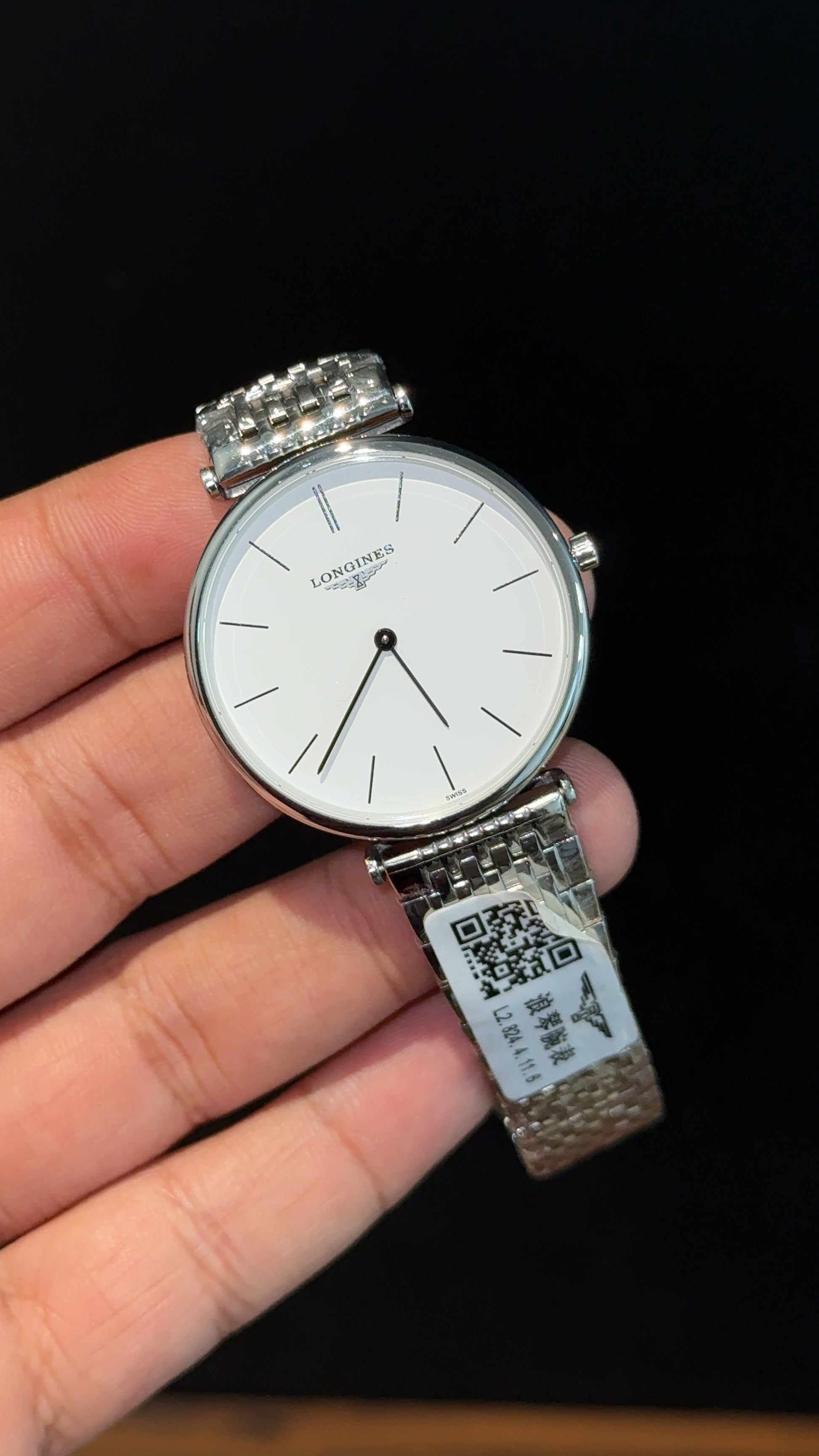 Longines | Silver Chain | White Plain Dial - twentyfour