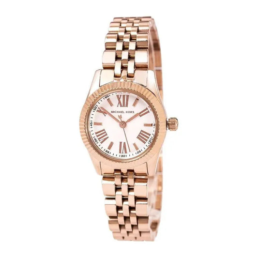 Michael Kors Women’s Quartz Stainless Steel White Dial 26mm MK3230