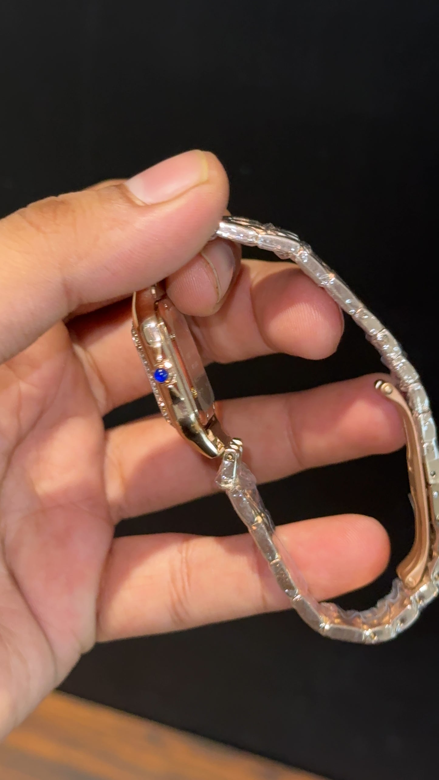 Cartier Panthere | 26mm | Woman  | Diamond Case | Rose Chain | White Dial