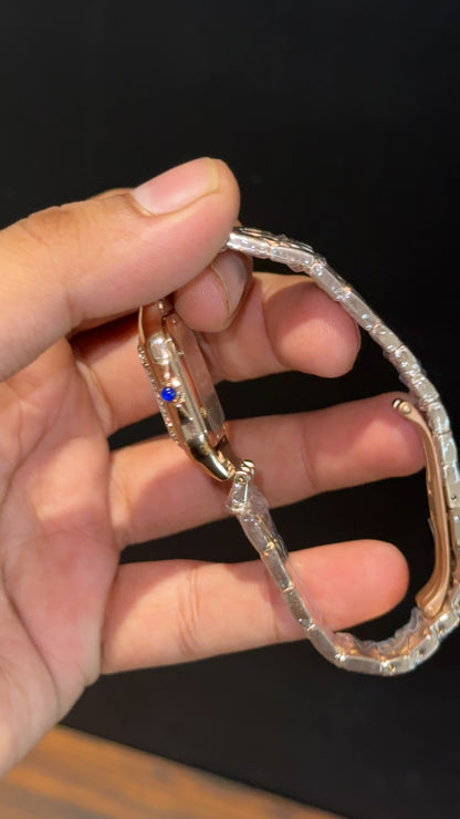 Cartier Panthere | 26mm | Woman  | Diamond Case | Rose Chain | White Dial