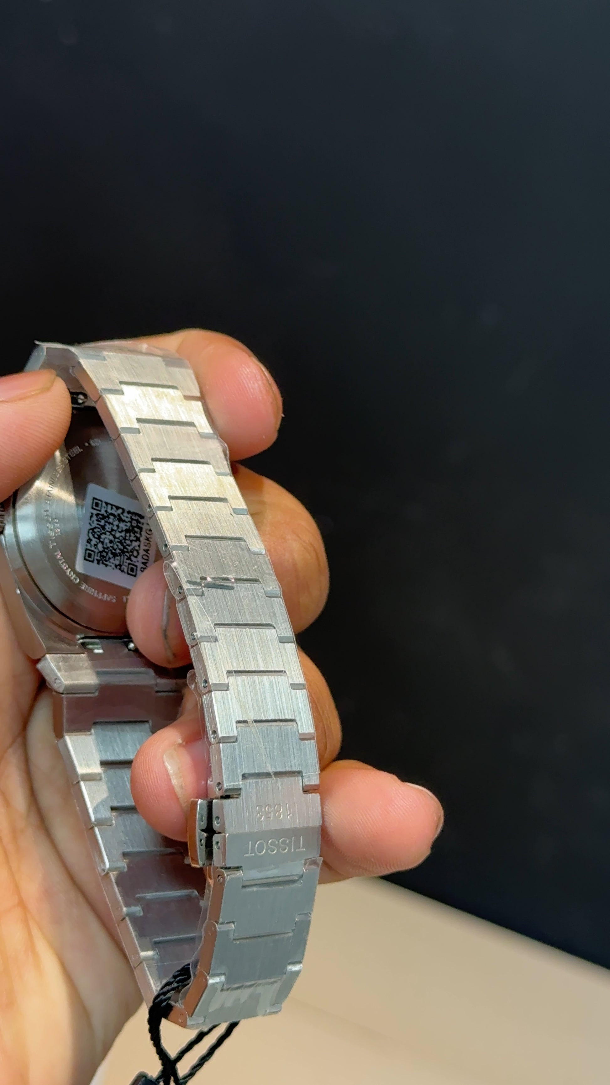 Tissot Prx | Quartz | Silver Chain | 35mm | Blue Texture Dial - twentyfour