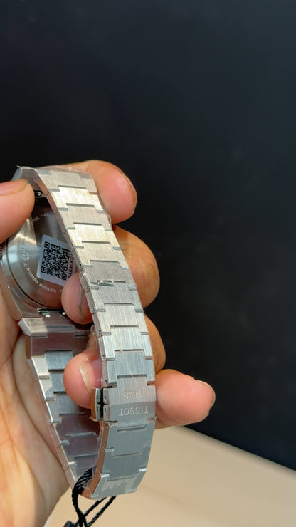 Tissot Prx | Quartz | Silver Chain | 35mm | Blue Texture Dial - twentyfour
