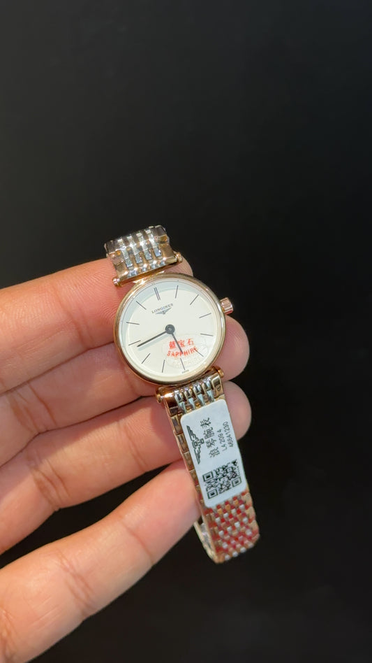 Longines | Woman | Rose Two Tone | White Dial - twentyfour