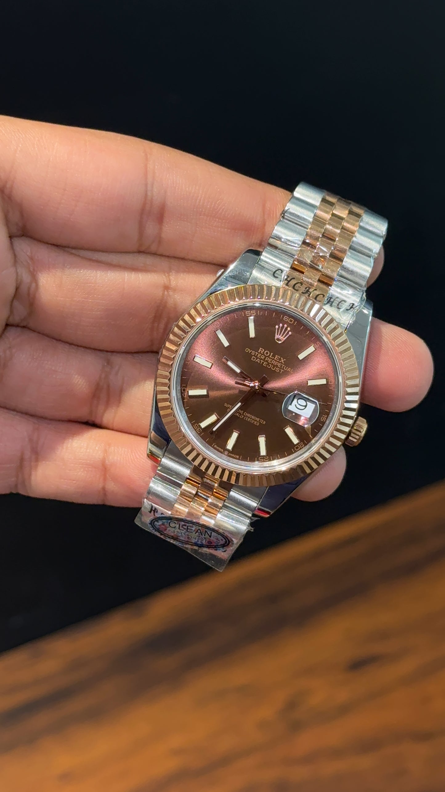 Premium Datejust | Rose Two Tone | Choco Dial