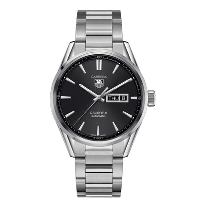 Tag Heuer Carrera Men’s Automatic Swiss Made Silver Stainless Steel Black Dial 41mm | WAR201A.BA0723