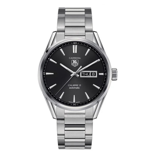 Tag Heuer Carrera Men’s Automatic Swiss Made Silver Stainless Steel Black Dial 41mm | WAR201A.BA0723