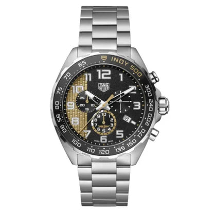 Tag Heuer Formula 1 Men’s Quartz Swiss Made Silver Stainless Steel Black Dial 43mm Watch CAZ101AU.BA0842 - twentyfour