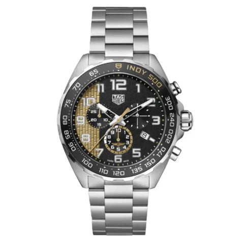 Tag Heuer Formula 1 Men’s Quartz Swiss Made Silver Stainless Steel Black Dial 43mm Watch CAZ101AU.BA0842
