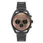 Hugo Boss Men’s Chronograph Quartz Black Stainless Steel Brown Dial 44mm 1514095 - twentyfour