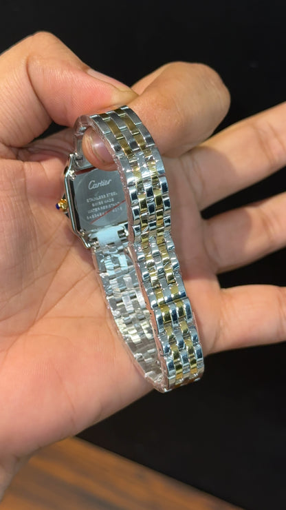 Cartier Panthere | 22mm | Woman  | Diamond Case | Gold Two Tone | White Dial