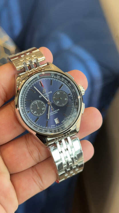 Breit Silver | Chrono | Blue Dial