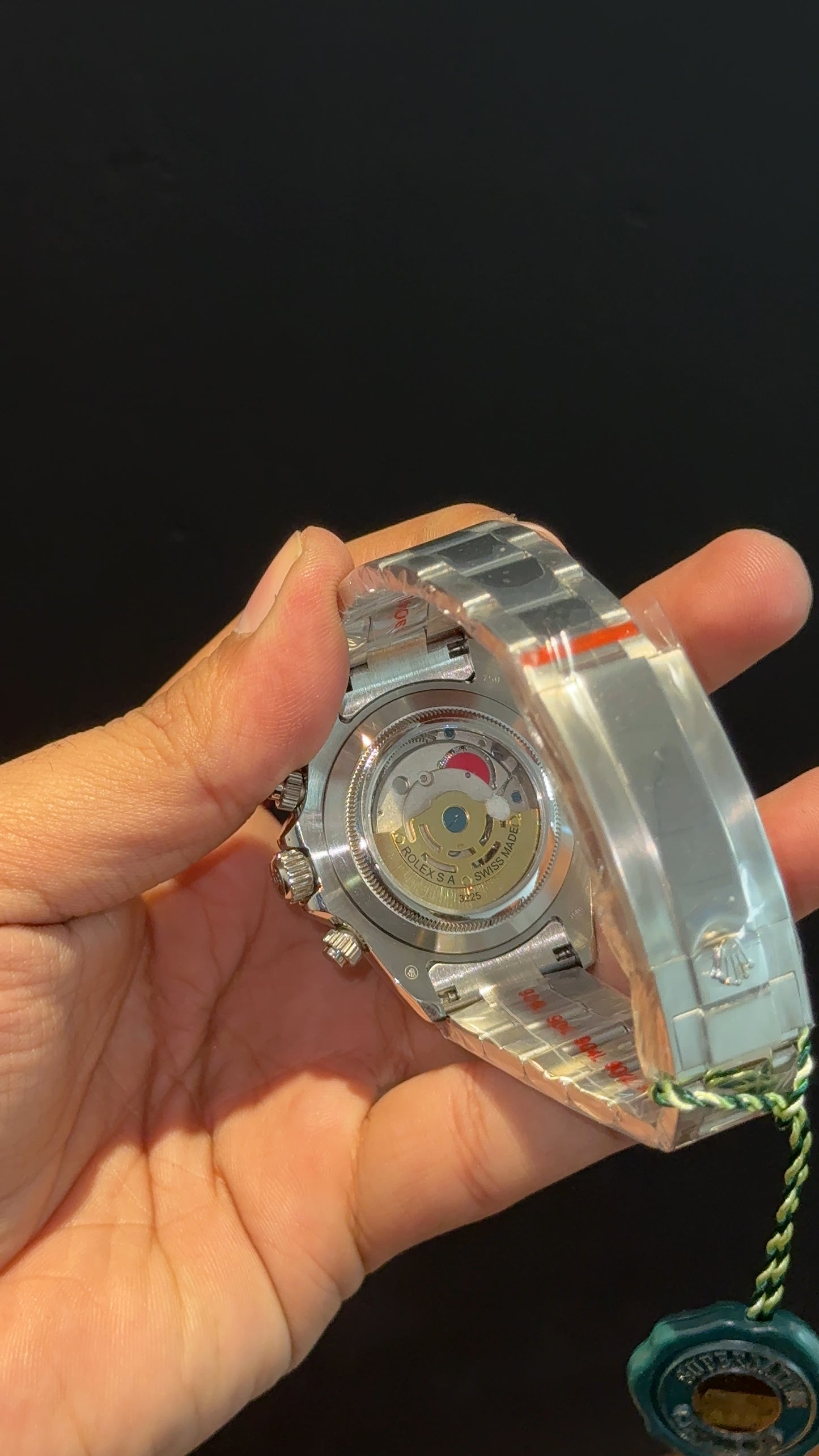 Daytona | Silver Chain | Chrono | Sky Blue Dial