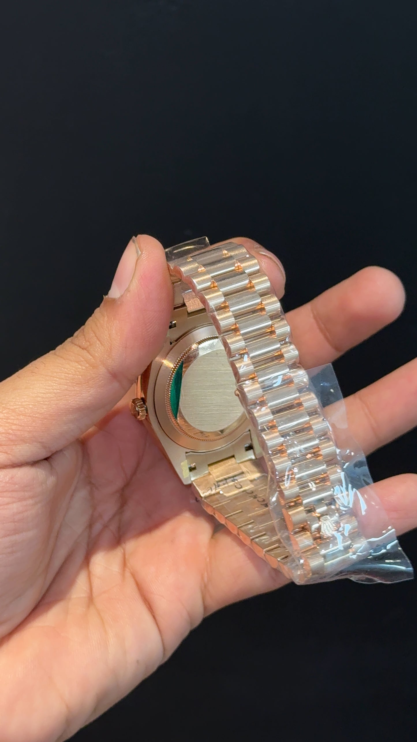 Premium Daydate | Rose Chain | Choco Brown Dial