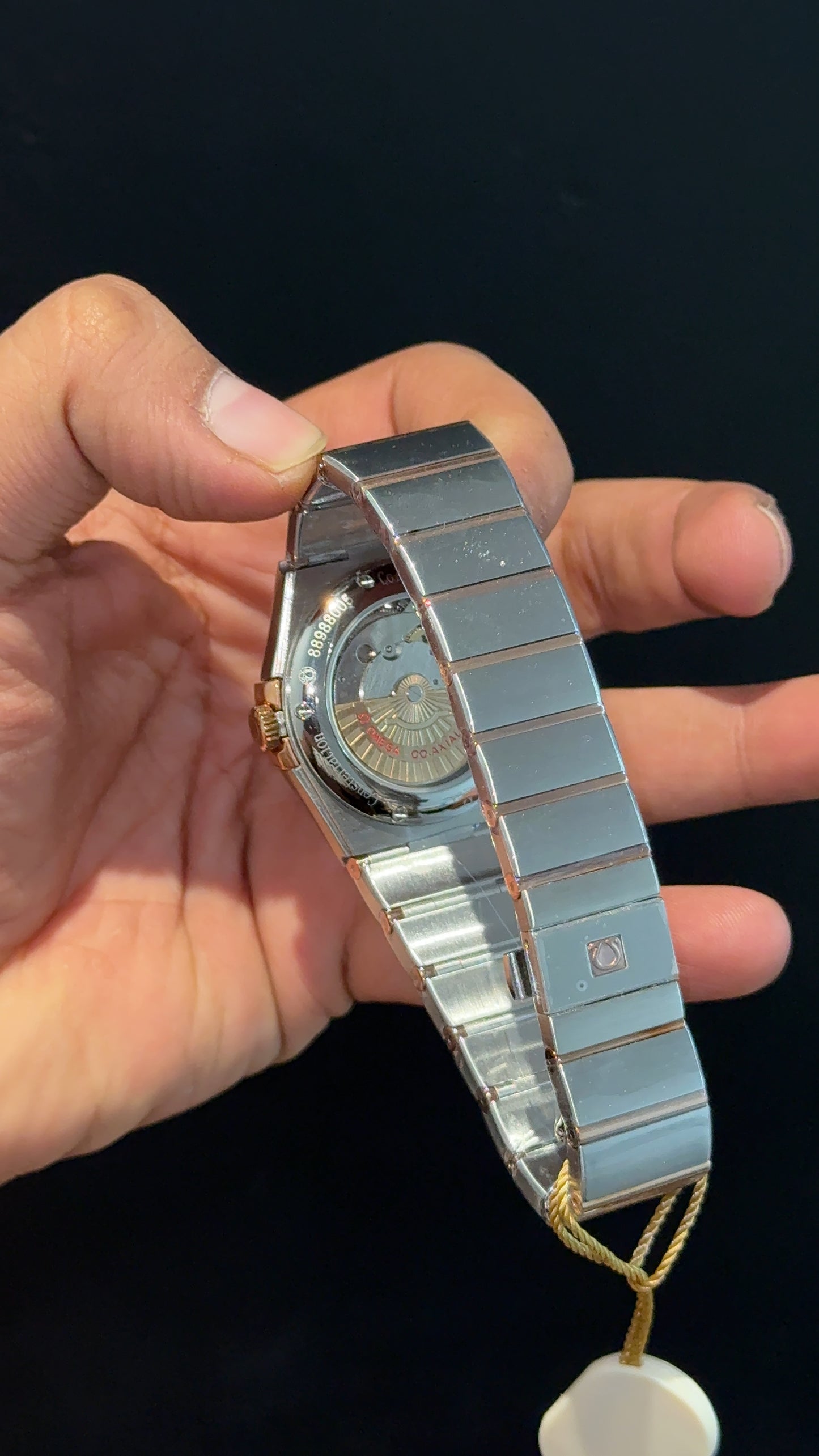 Omega Constellation | Rose Two Tone | Rose Diamond Bezel | White Dial