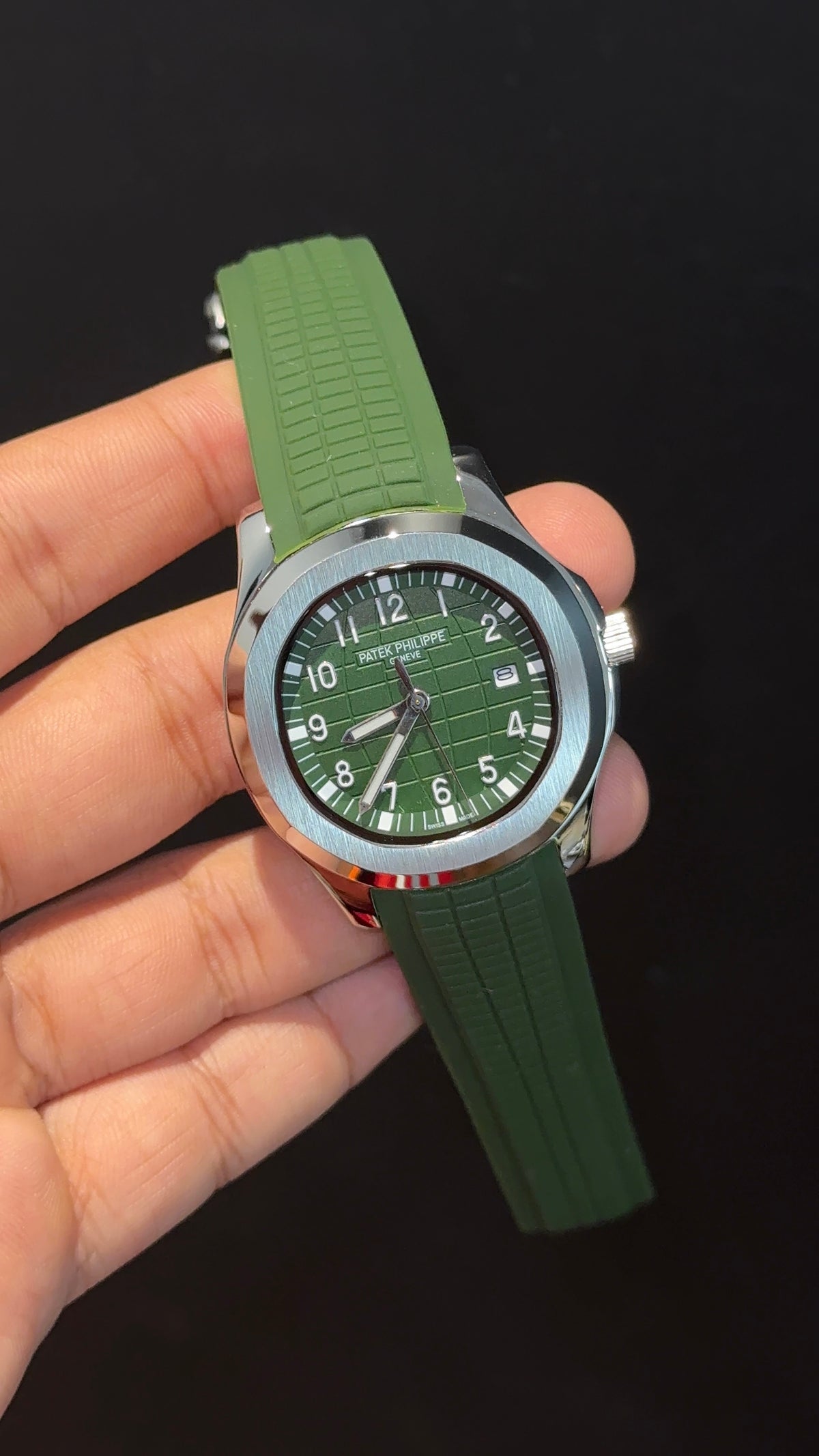 Pp Auto | Aquanaut | Green Strap | Green Dial