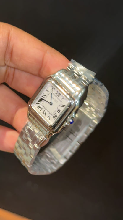 Cartier Panthere | 26mm | Woman  | Silver Chain | White Dial