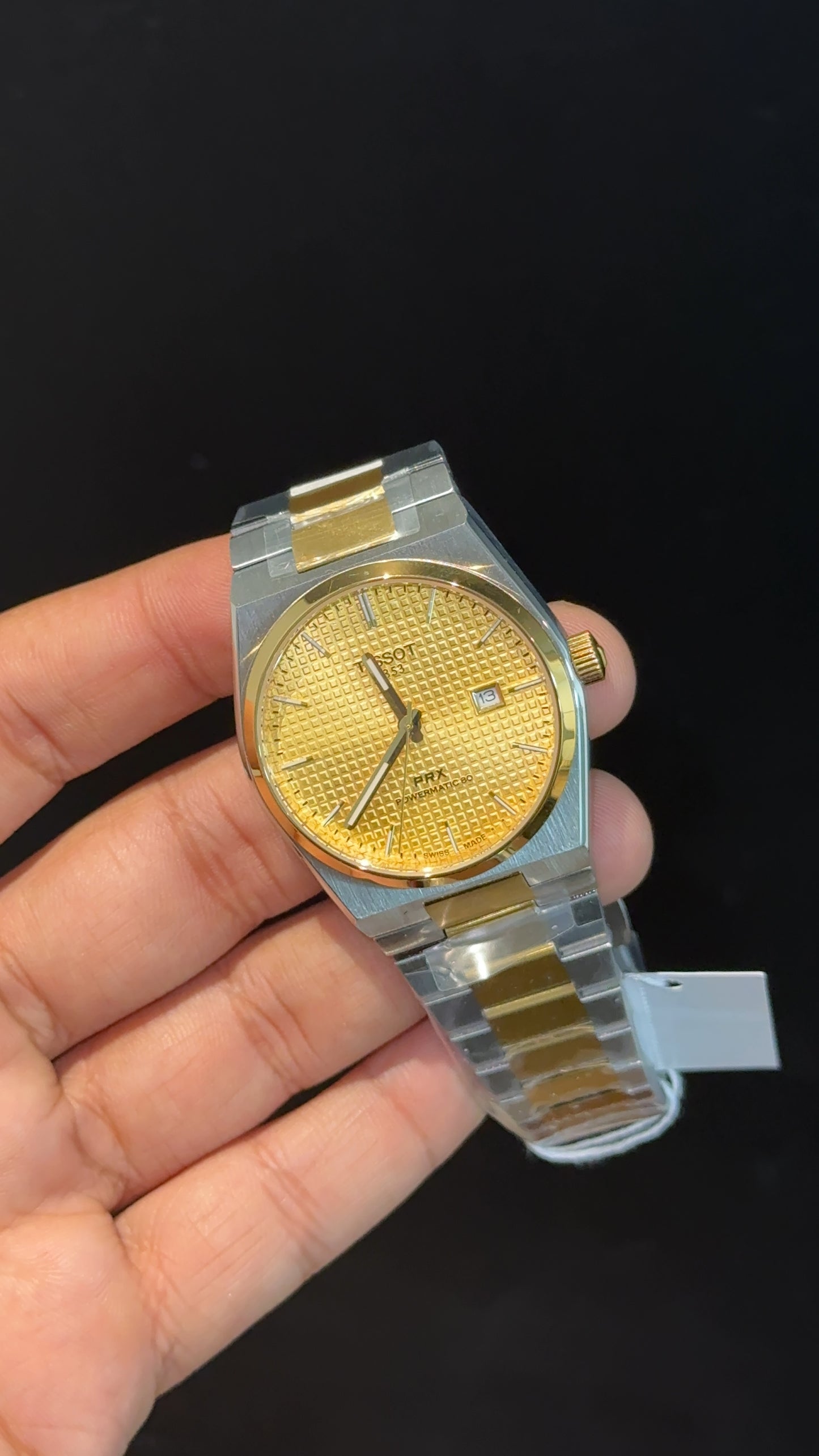 Tissot Prx | Quartz | Gold Two Tone | Gold Texture Dial - twentyfour