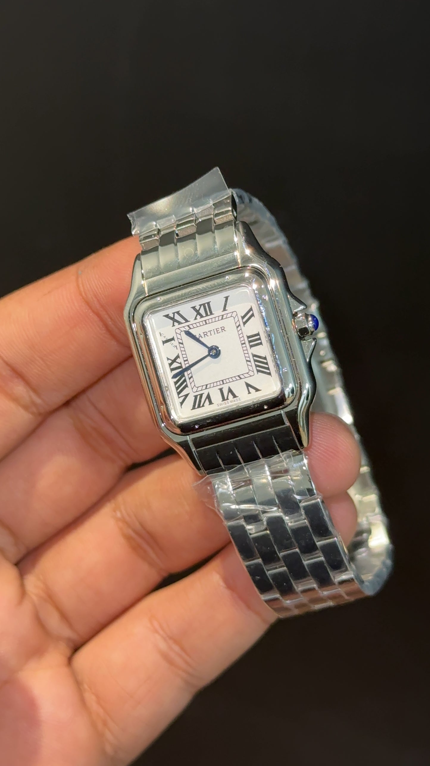 Cartier Panthere | 26mm | Woman  | Silver Chain | White Dial