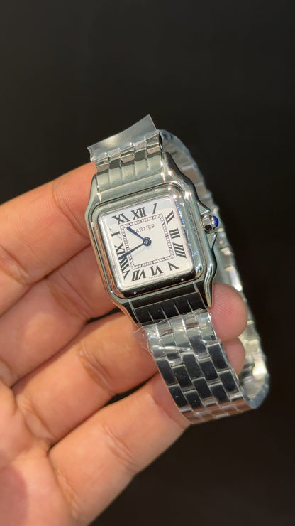Cartier Panthere | 26mm | Woman  | Silver Chain | White Dial
