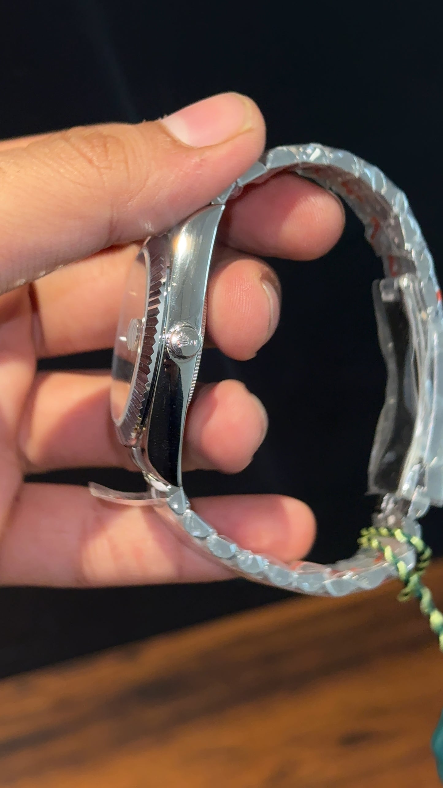 Daydate | Silver Chain | Light Grey Dial