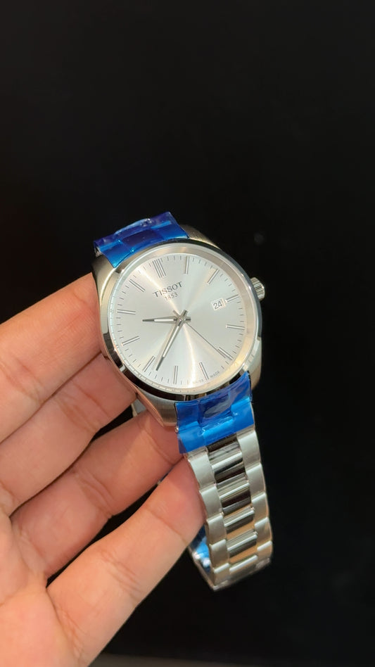 Tissot | Silver Oyester Chain | White Dial