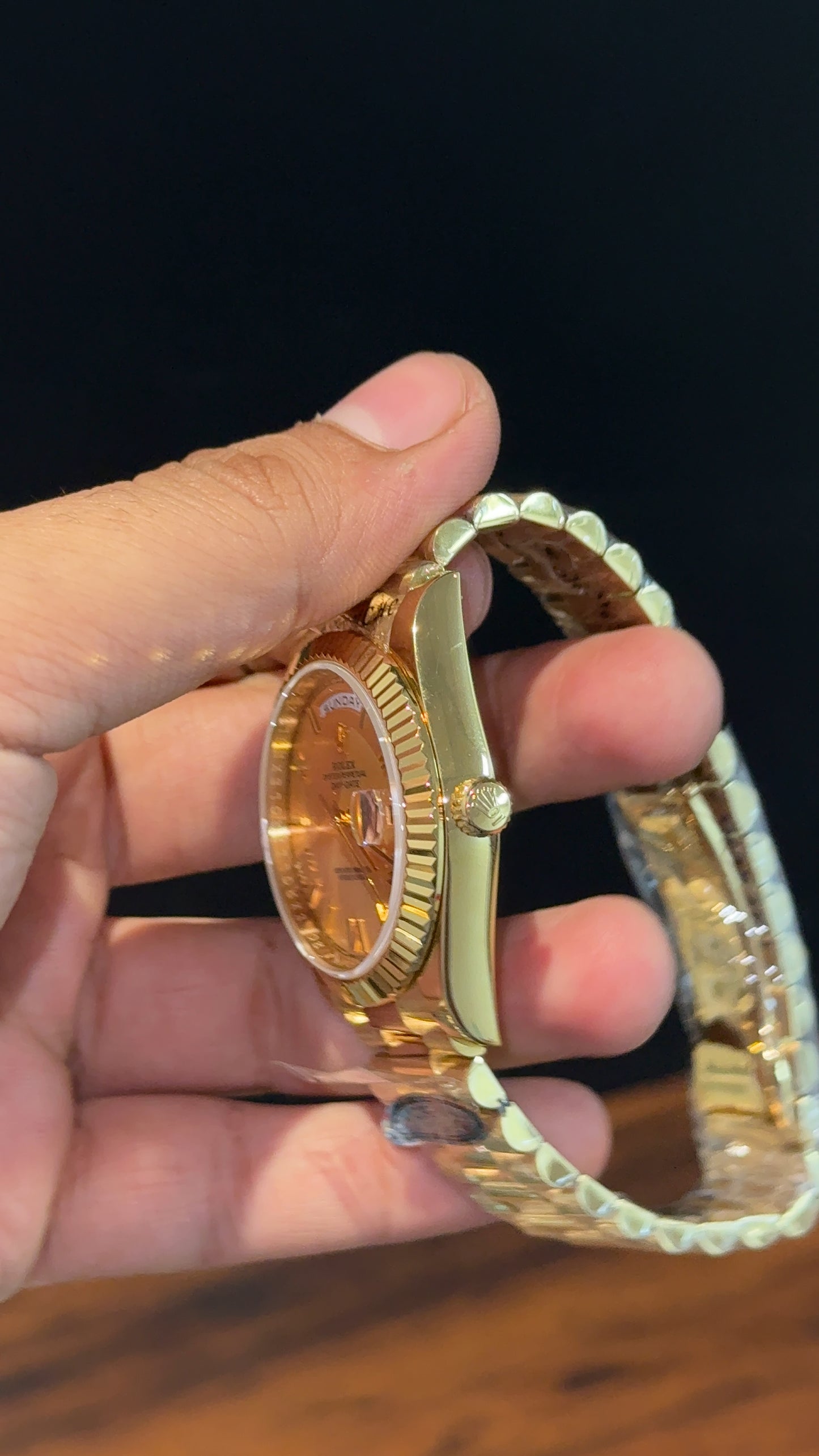 Premium DayDate | Gold Chain | Gold Dial