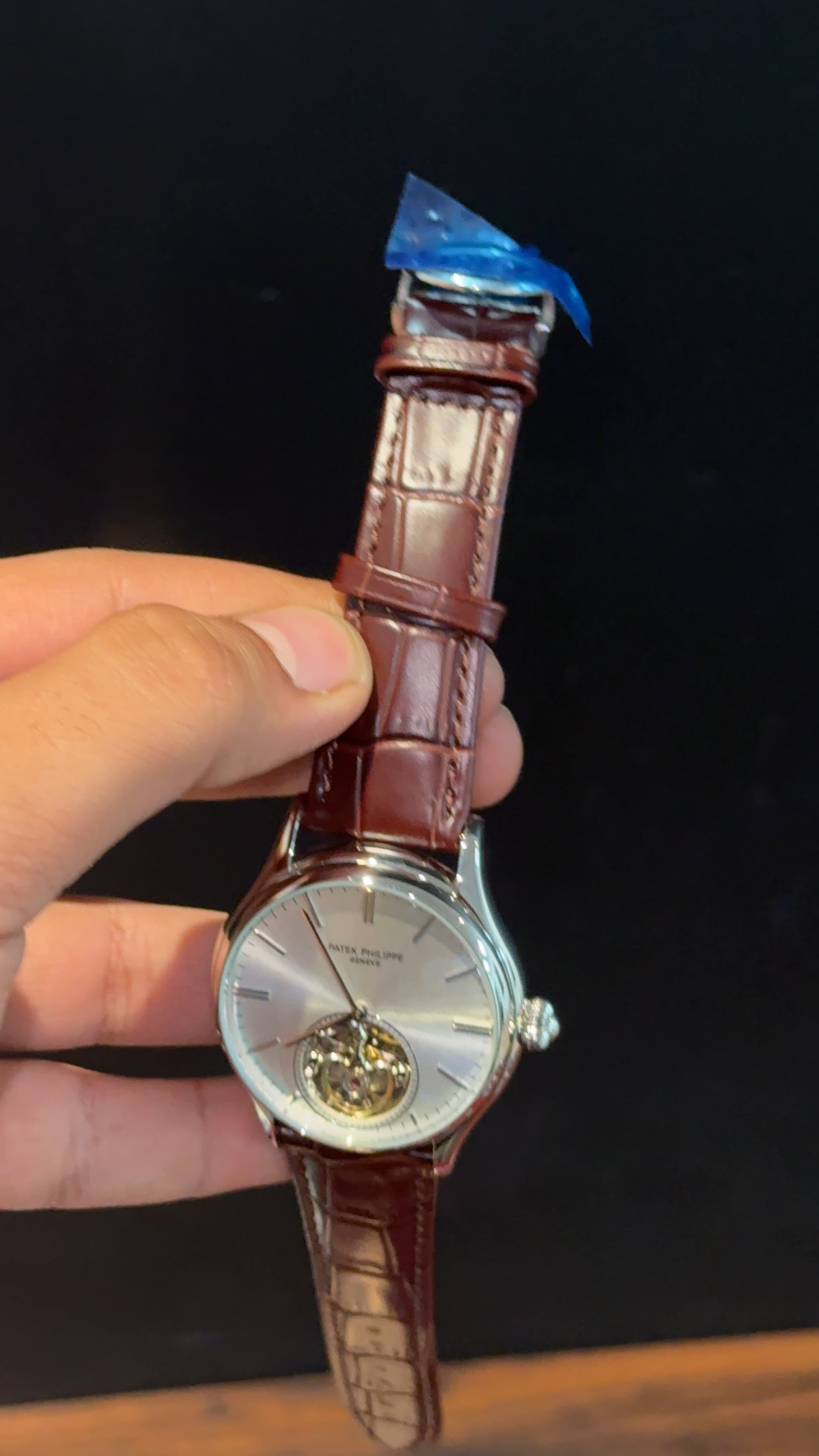 Pp Auto | Pendulum | Silver | Brown Strap | Silver Dial - twentyfour