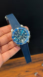 Aquaracer | Blue Strap | Blue Bezel | Chrono | Shaddy Blue Dial