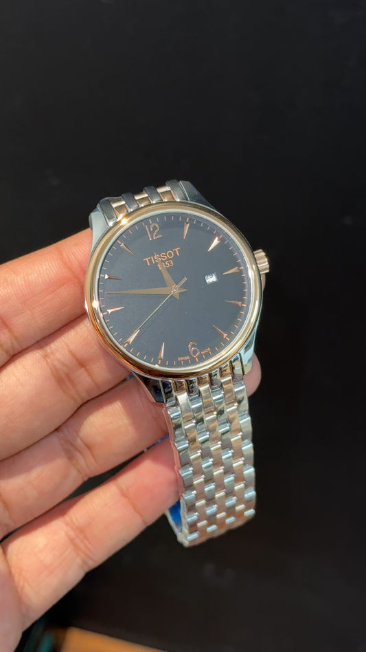 Tissot 1853 | Rose Two Tone | Black Classic Dial - twentyfour