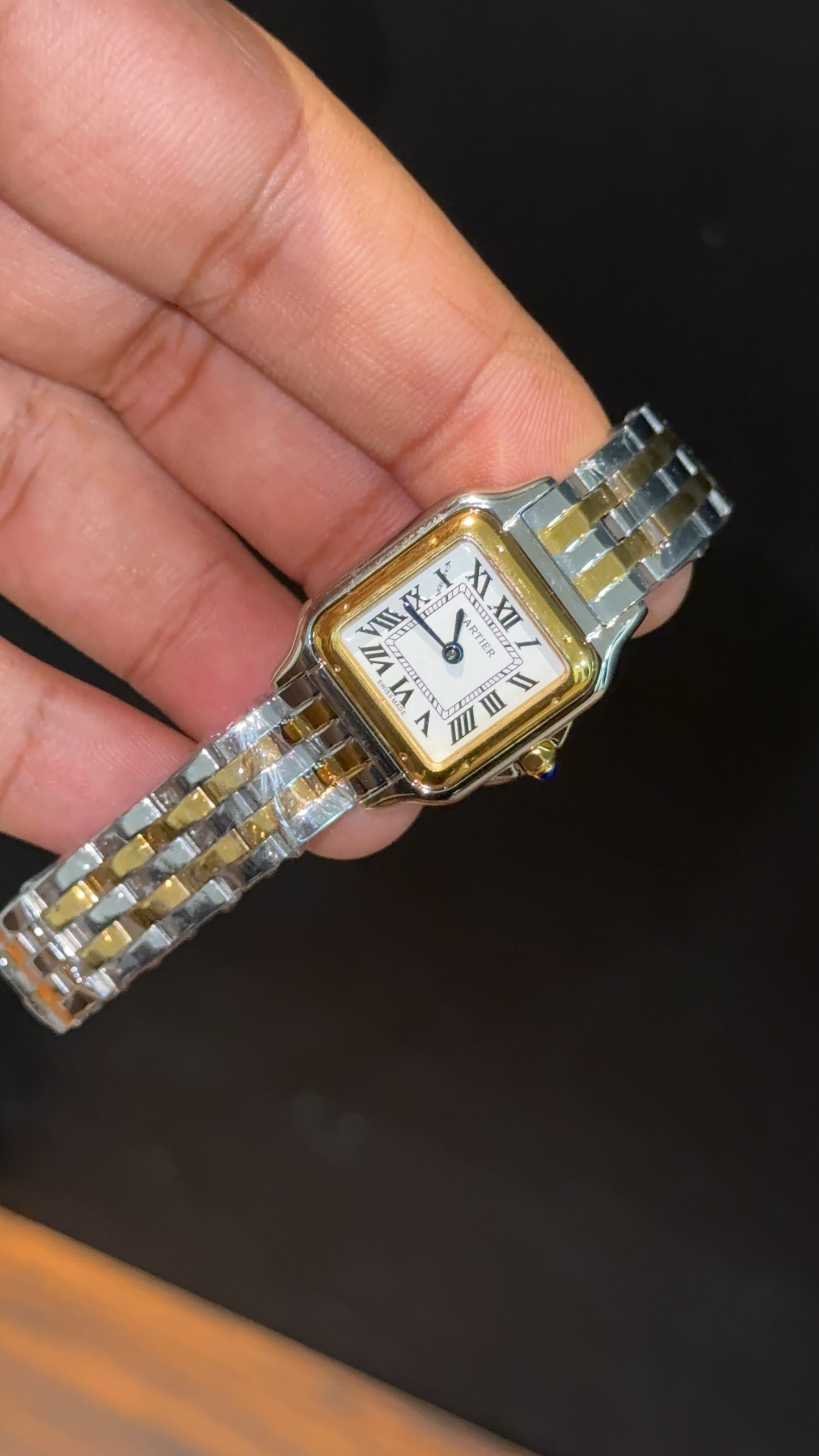 Cartier Panthere | 22mm | Woman  | Gold Two Tone | White Dial