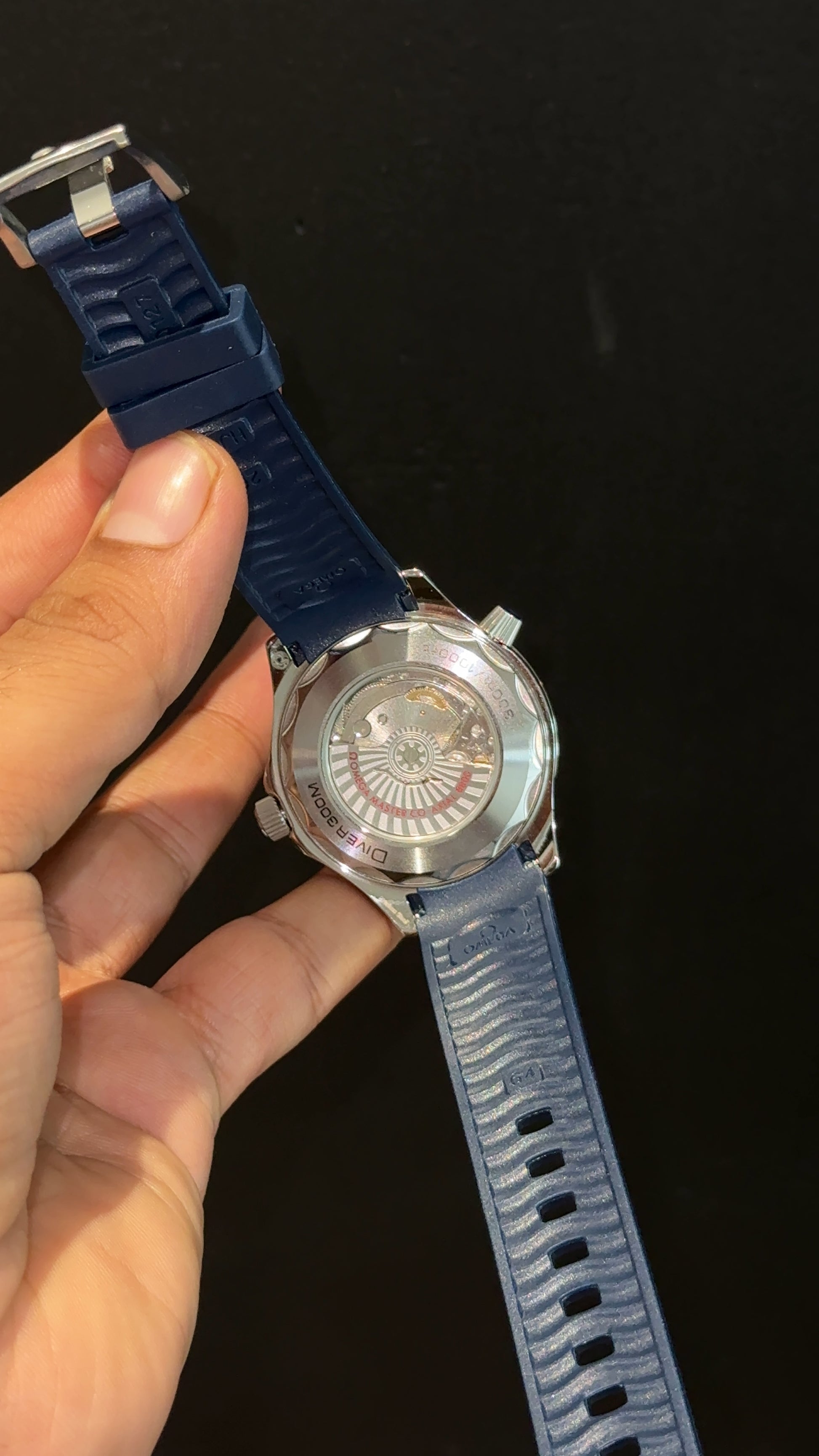 Omega Seamaster | Blue Bezel | Navy Blue Strap | Navy Blue Dial - twentyfour