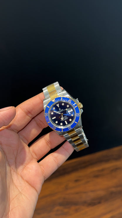 Executive Submariner | Gold Two Tone | Blue Bezel | Blue Dial