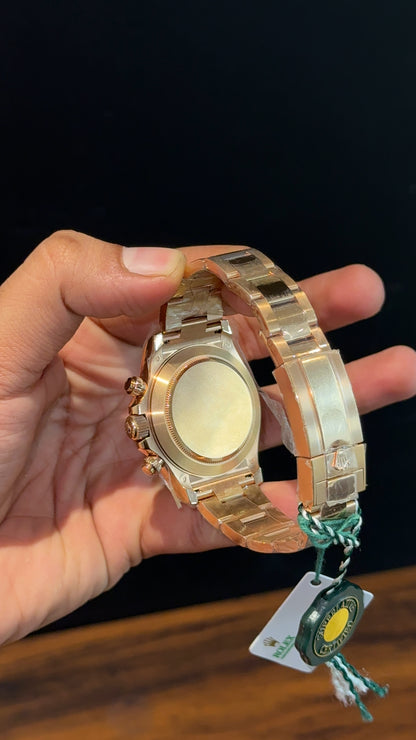 Executive Daytona | Rose Chain | Rose Chrono | Black Dial