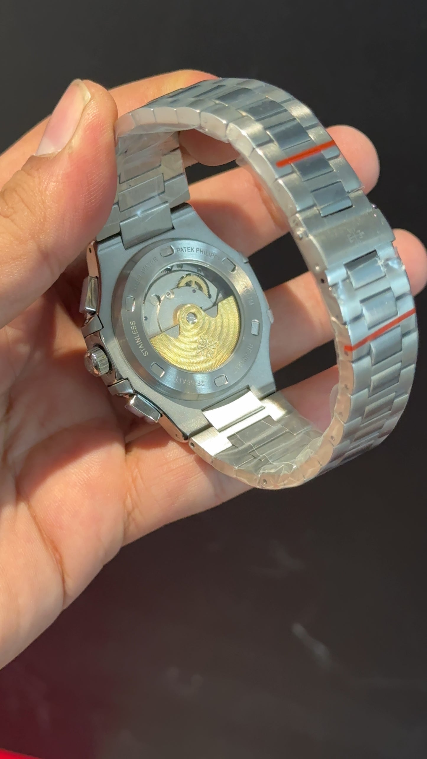 PP Auto | Single Time Edition | Silver Chain | Dark Blue Dial