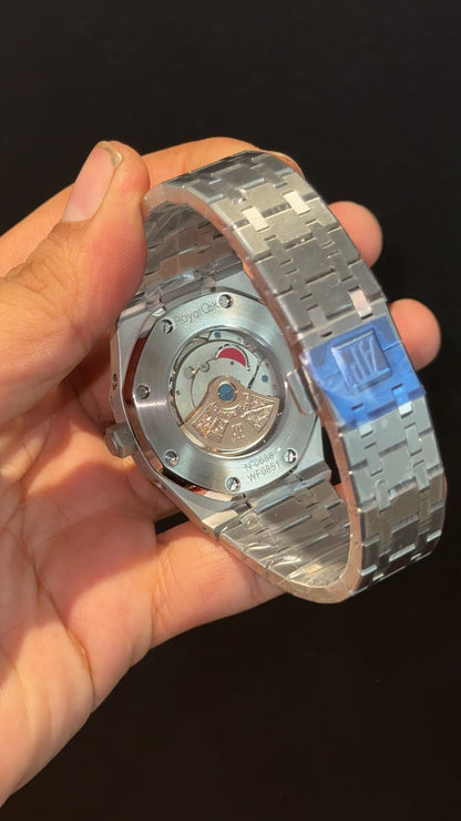 AP Auto | Silver Chain | Chrono | Calendar Edition | Tiffany Box Dial