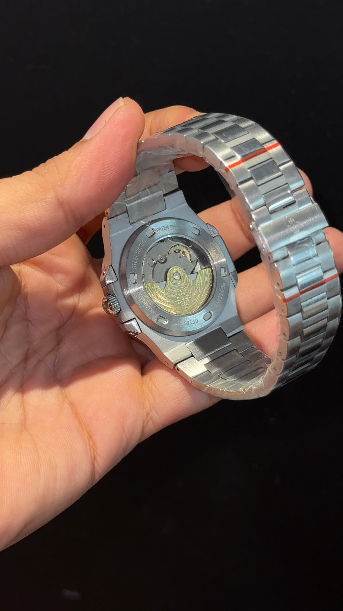 PP Auto | Silver Chain | Black Dial